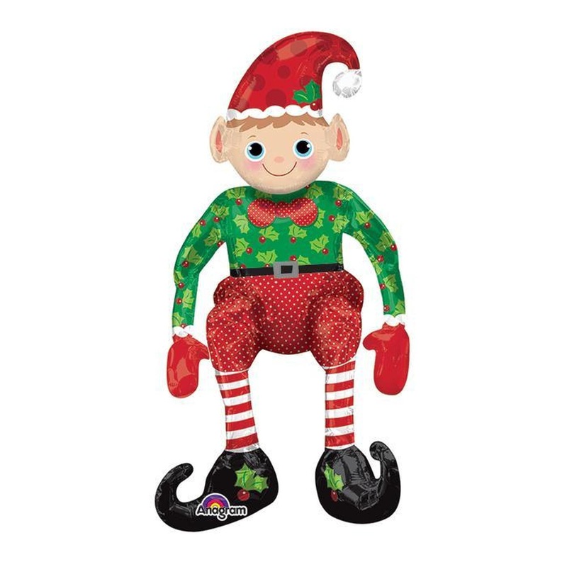 29″ Sitting Elf Balloon (Air-fill Balloon)