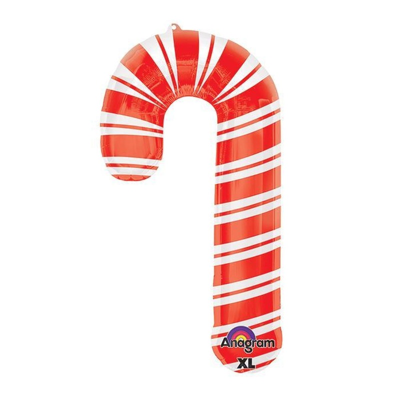 37″ Super Shape Holiday Candy Cane Balloon