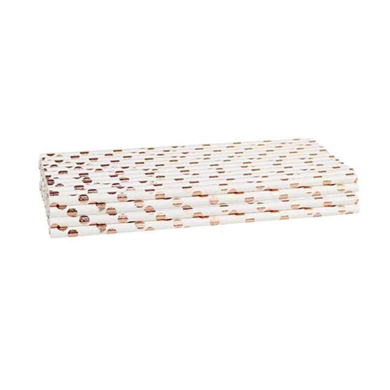Rose Gold Polka Dot Tableware Set