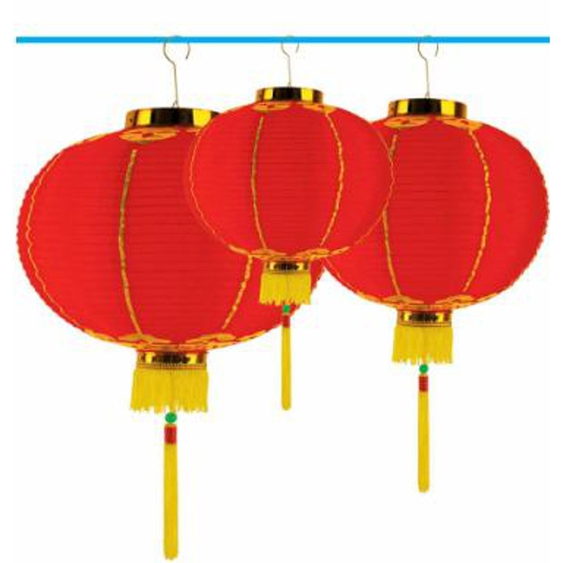 “16” Good Luck Lantern With Tassel”