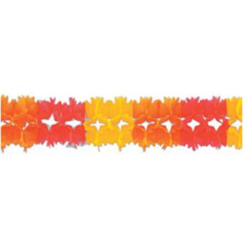 “14.5′ Pageant Garland In Gold/Orange/Red – Elegant Party Decoration”