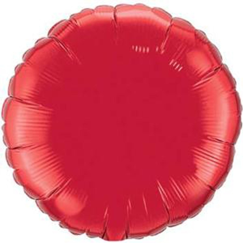 “18” Ruby Red Mylar Balloon”