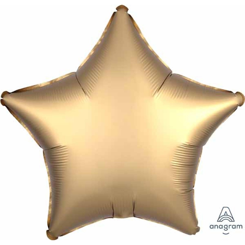 “19” Star Gold Satin Luxe Bedding Set”