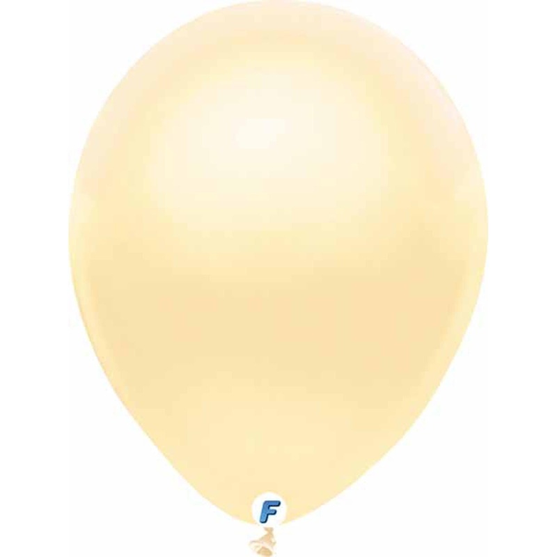 “12” Pearl Ivory Balloons – 100 Count”