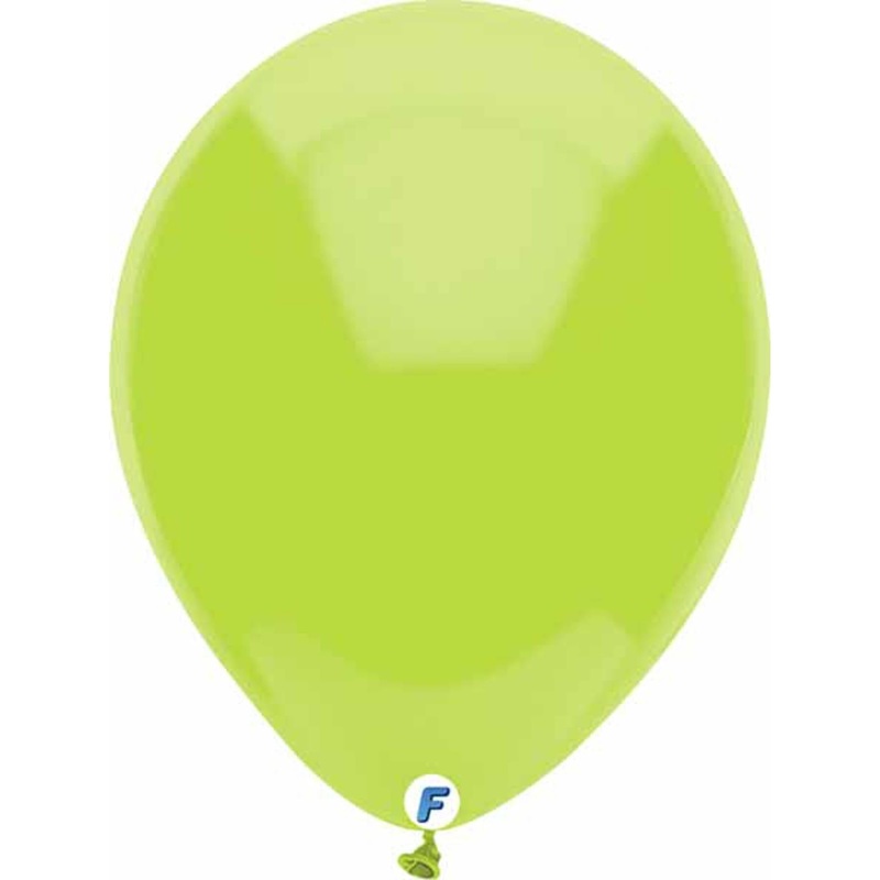 “12” Lime Green Balloons – 15 In A Bag”