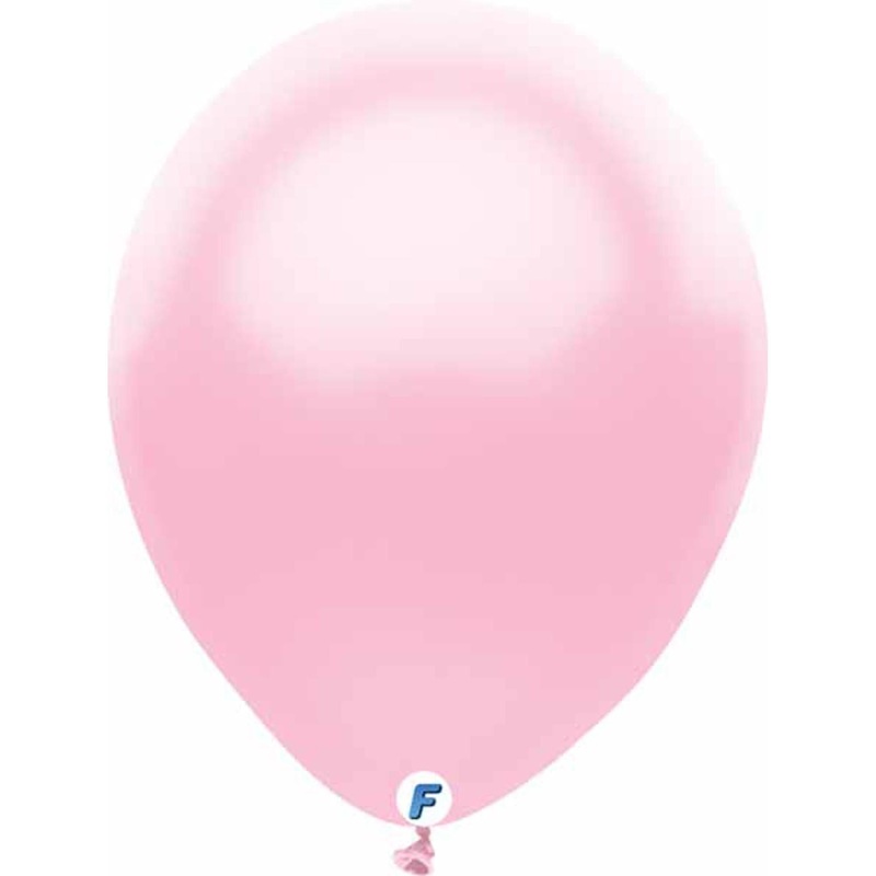 “12-Pack Pearl Pink Balloons For Parties And Celebrations”