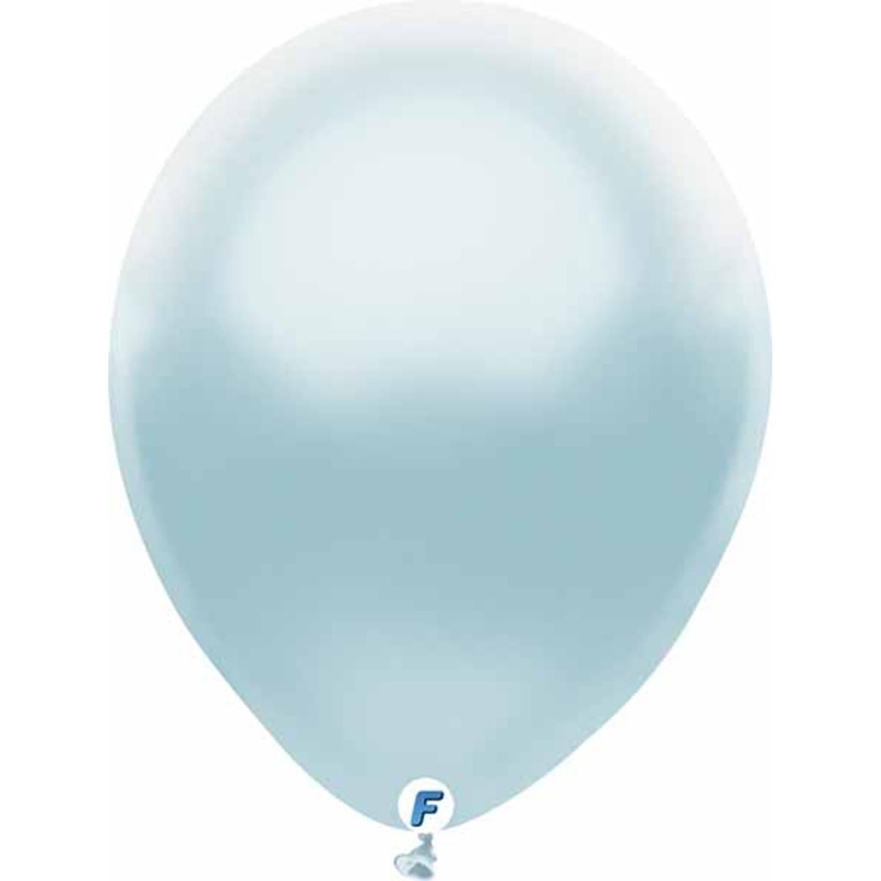 “12” Pearl Baby Blue Balloons – Pack Of 50″