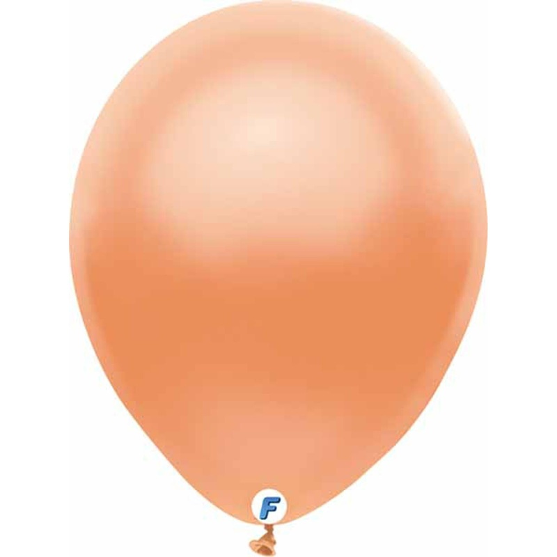 “12” Pearl Peach Balloons – Pack Of 12 By Funsational”
