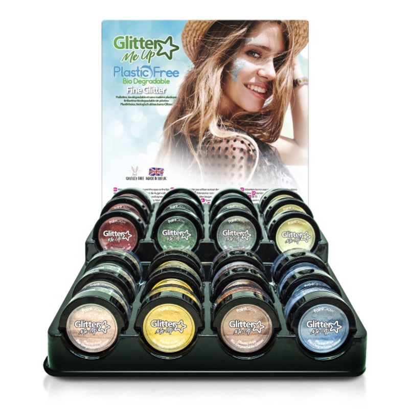 “24 Unit Plastic Free Bio Glitter Set”