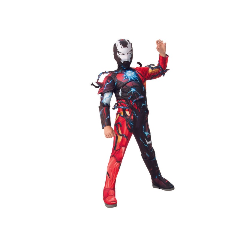Marvel Licensed Venomized Iron Man Boys Costume 8-10 Years