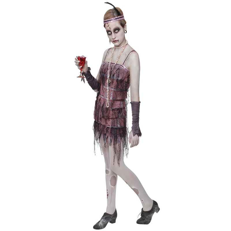 Zombie Flapper Ladies Costume Medium 12-14