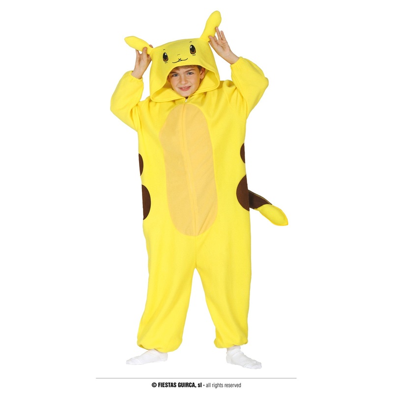 Kids Pickachu Inspired Pokemon Character Costume 3-4 Years