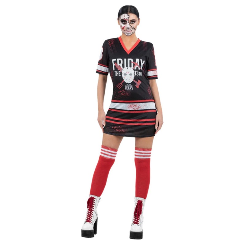 Officially Licensed Women’s Friday 13th Miss Voorhees Hockey Dress Medium UK 12-14