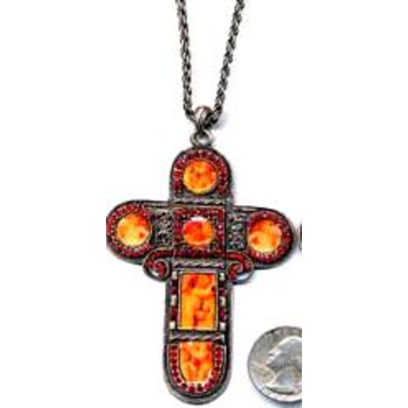 Cross Necklace 3″ Tall