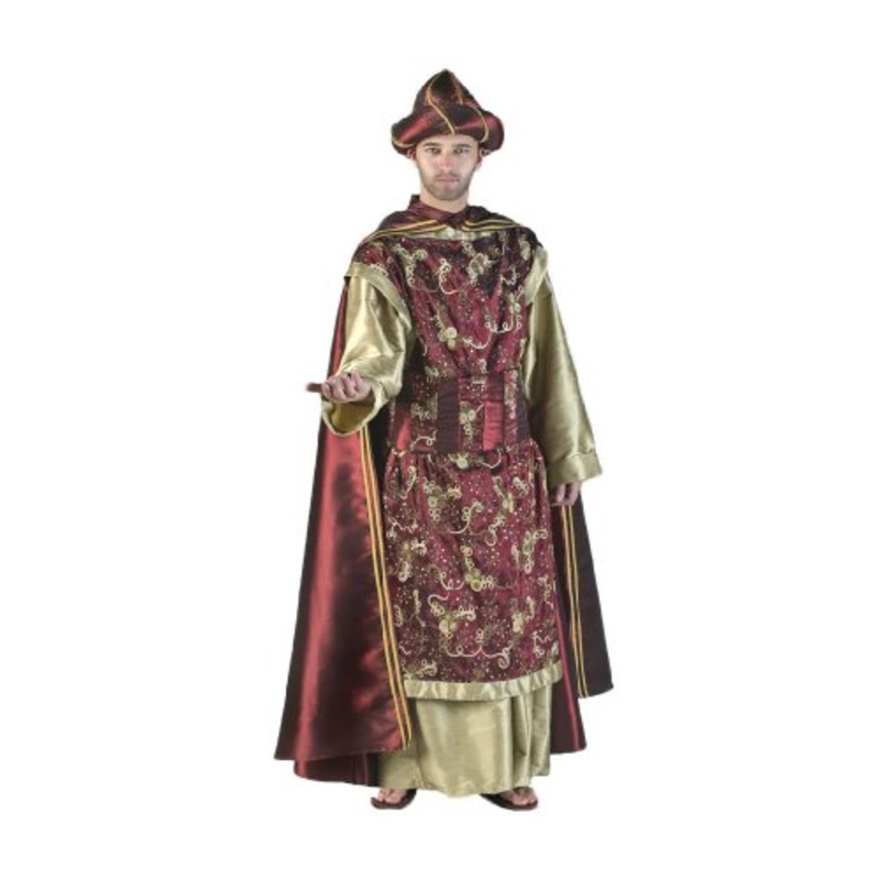 3 Wise Men / 3 Kings / Magi / Biblical Costume / Broadway Quality Burgundy/Gold M (38-40)