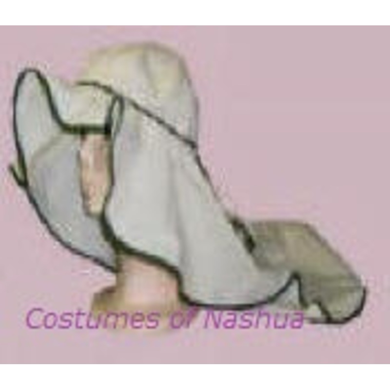 Arabian Mantle / Shepherd Headpiece / Desert Headband / Shemagh Brown w/Tan Trim