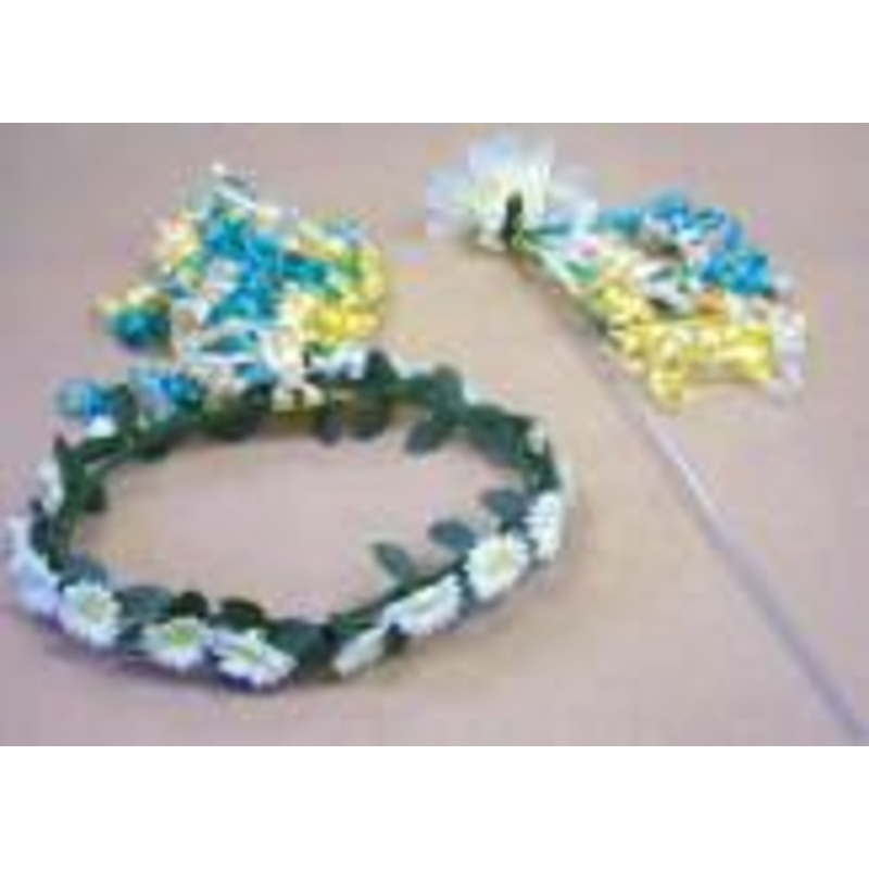 Fairy Headband & Wand Set  Flower Girl Set