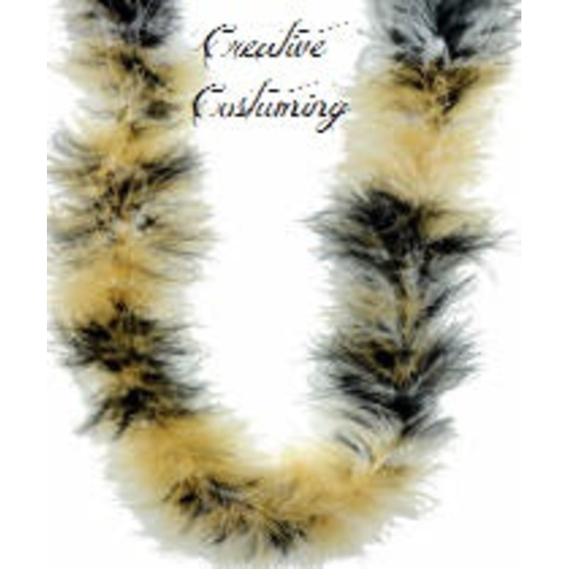 6′ Marabou Feather Boa 18 Gram Natural Mix