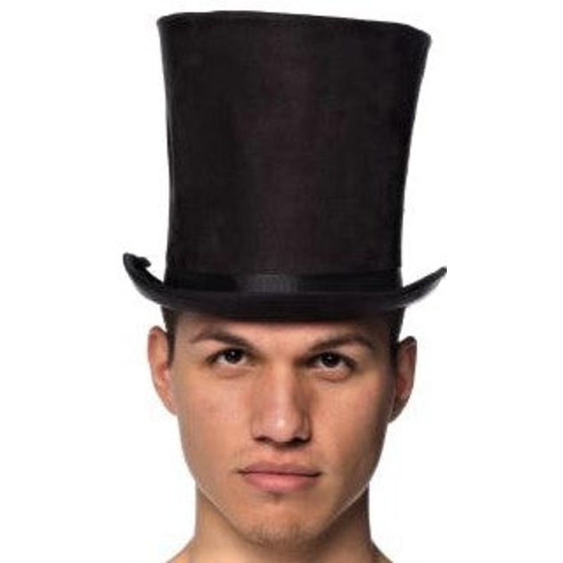 LeatherLike Curved  Bell Top Hat