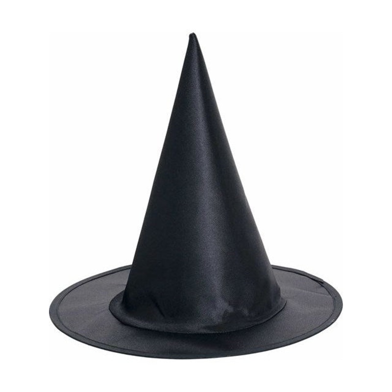 Child Black Satin Witch Hat