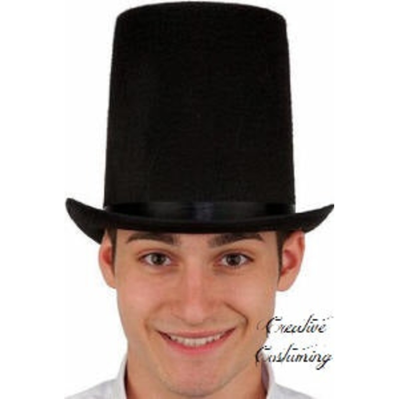Abraham Lincoln Stovepipe Top Hat / Felt