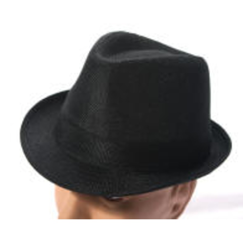 Black Fedora Hat – Poly