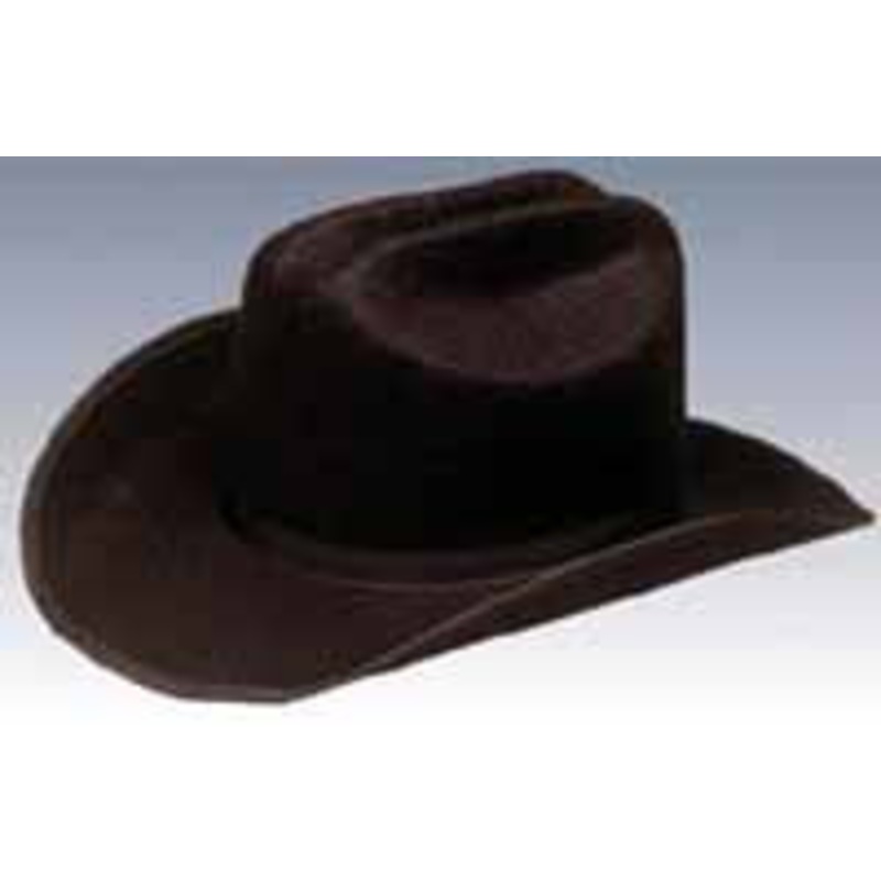 Child Cattleman Cowboy Hat Permalux M Black