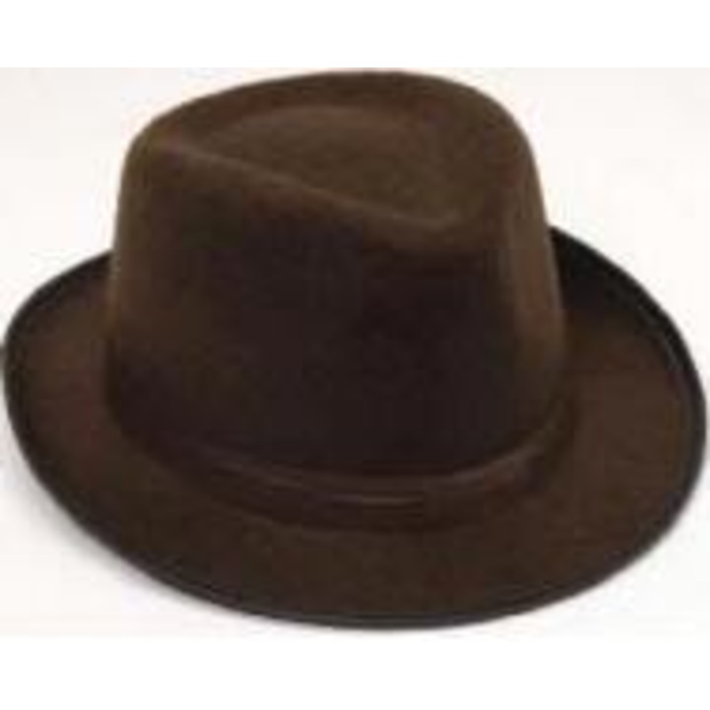 Child Felt Fedora Hat Black