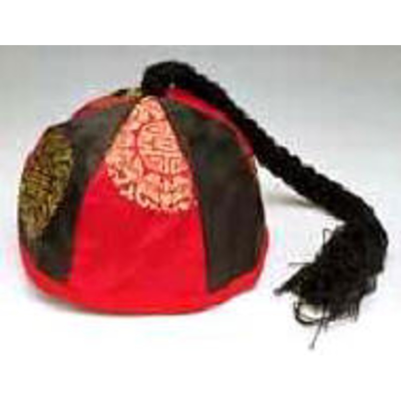Chinese Skull Cap w/Braid