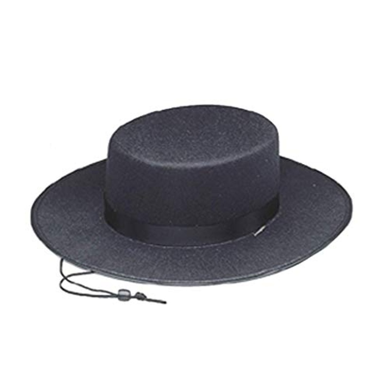 Zorro Hat / Spanish Gaucho Hat / Felt Spanish Hat / Wool Felt with Hat Band S/M