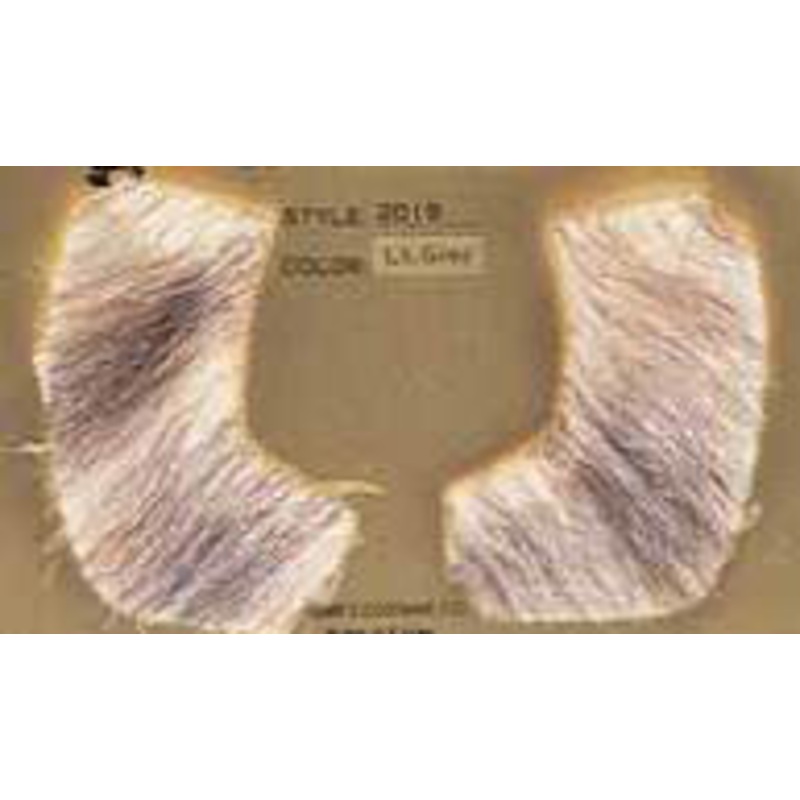100% Human Hair Sideburns Black