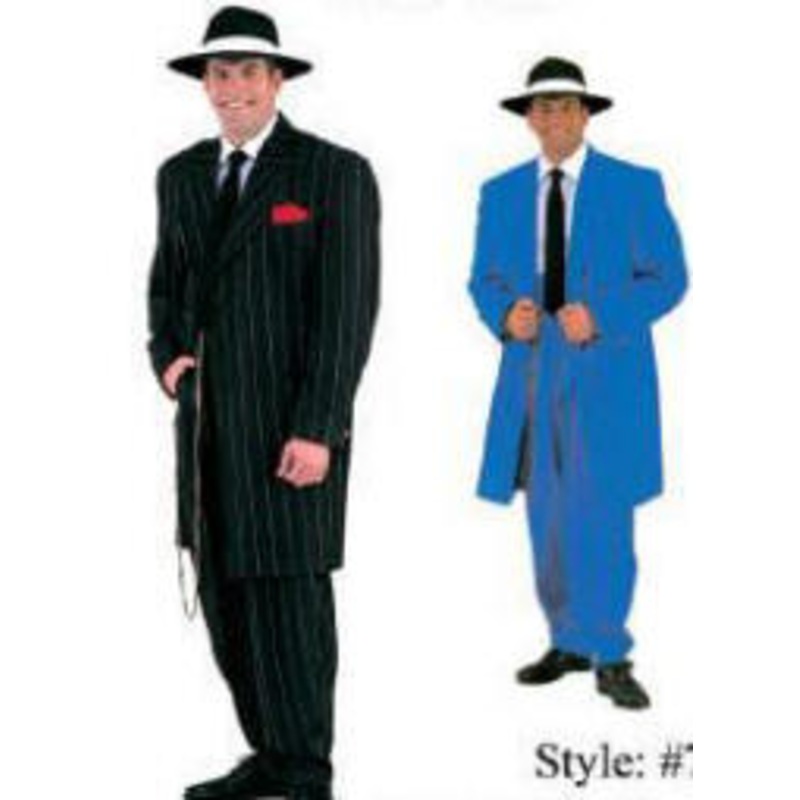 Zoot Suit / Gangster Costume / 1920’s / Superior Quality Black L (42-44)