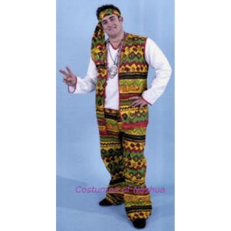 60’s Hippie Costume  Unisex for Male or Female M (40-42)