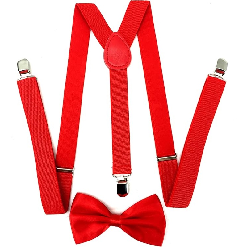 1″ Red Suspenders