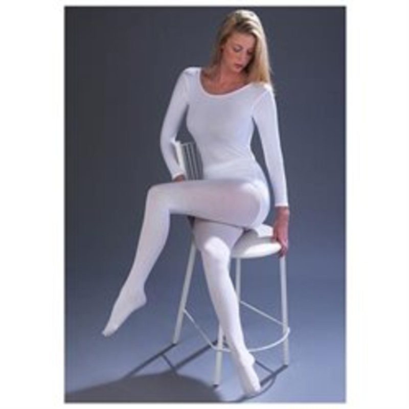Adult Long Sleeve Bodysuit White