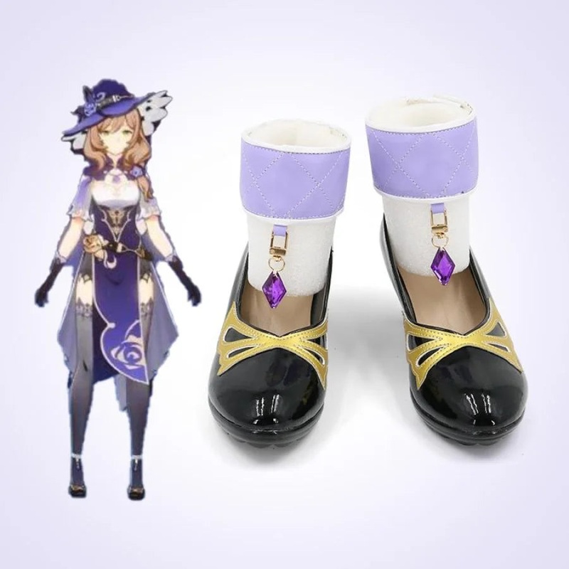 Genshin Impact Lisa Cosplay Shoes High Heels CLT6321 #35(22.5cm)