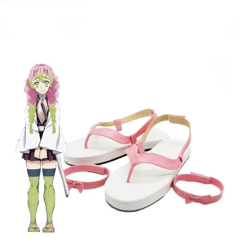 Demon Slayer Kimetsu no Yaiba Kanroji Mitsuri Cosplay Shoes N07994 CN 45