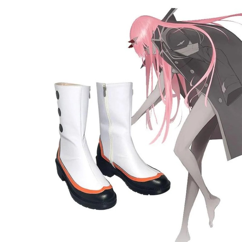 Darling in the franxx Zero Two Cosplay Boots / Shoes Medium Top CLT5852 #34(22cm)