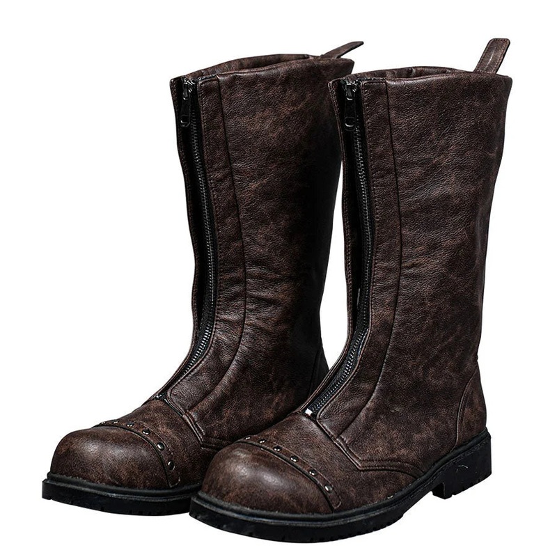 Final Fantasy VII Rebirth FF7R Cloud Strife Cosplay Boots N09140_S Men Shoes-CN 40
